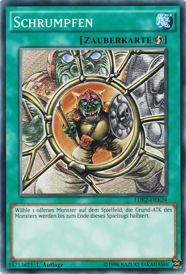 Schrumpfen Yu-Gi-Oh! Karte LDK2-DEK24 Common