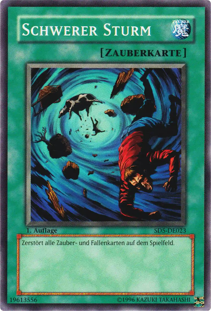 Schwerer Sturm Yu-Gi-Oh! Karte SD5-DE023 Common