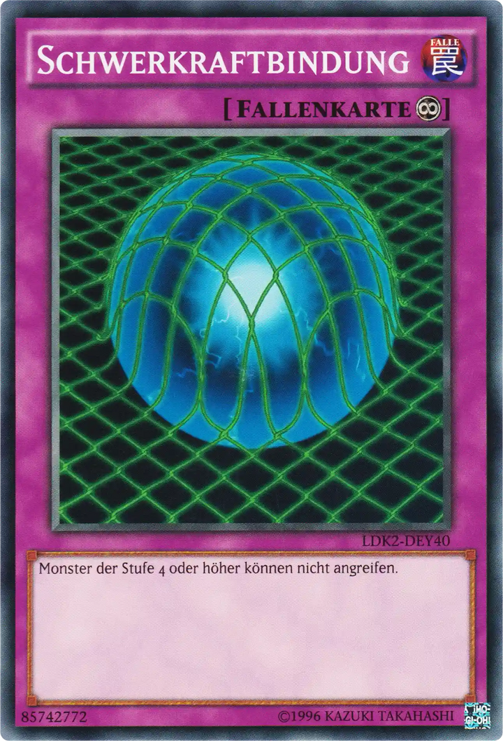Schwerkraftbindung Yu-Gi-Oh! Karte LDK2-DEY40 Common