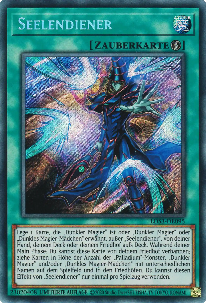 Seelendiener Yu-Gi-Oh! Karte LDS3-DE095 Secret Rare