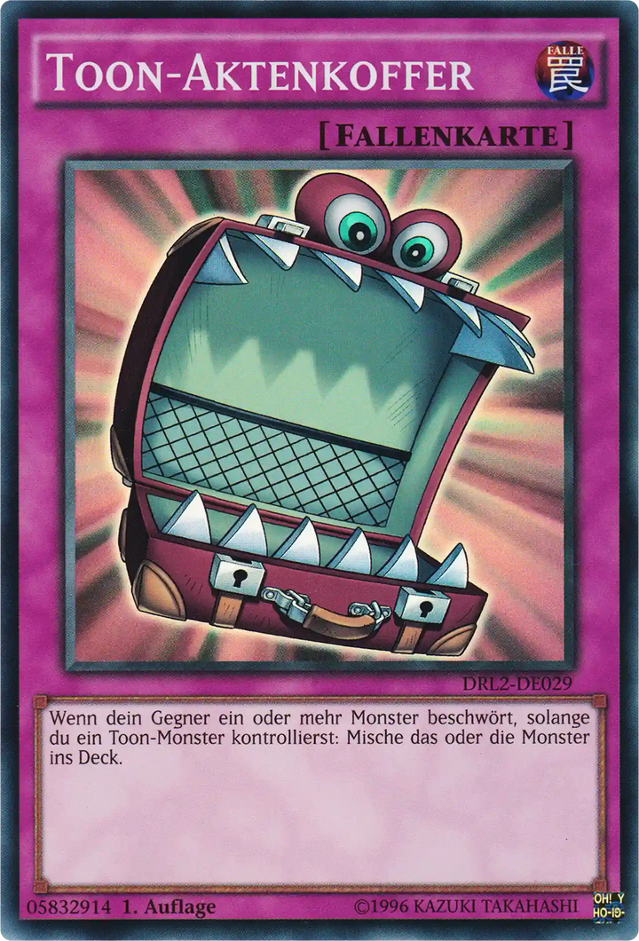 Toon-Aktenkoffer Yu-Gi-Oh! Karte DRL2-DE029 Super Rare