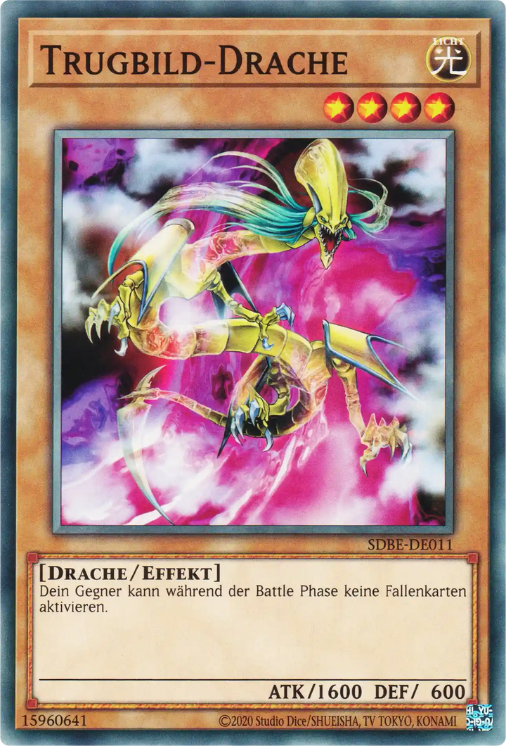 Trugbild-Drache Yu-Gi-Oh! Karte SDBE-DE011 Common