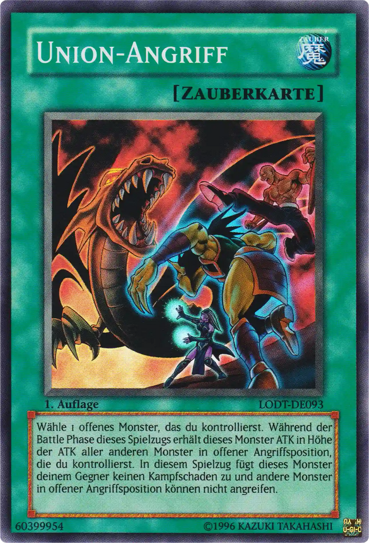Union-Angriff Yu-Gi-Oh! Karte LODT-DE093 Super Rare