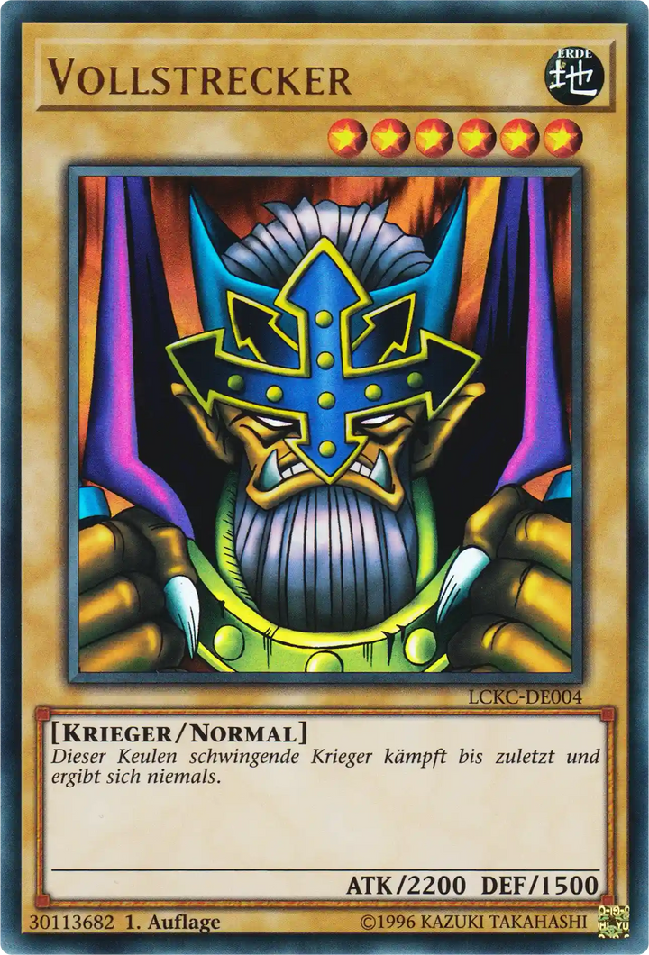 Vollstrecker Yu-Gi-Oh! Karte LCKC-DE004 Ultra Rare