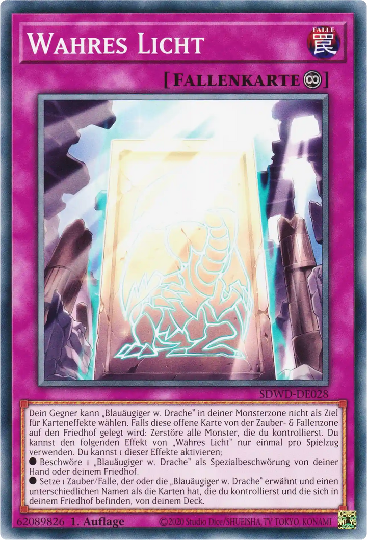 Wahres Licht Yu-Gi-Oh! Karte SDWD-DE028 Common