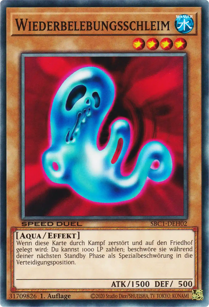 Wiederbelebungsschleim Yu-Gi-Oh! Karte SBC1-DEH02 Common