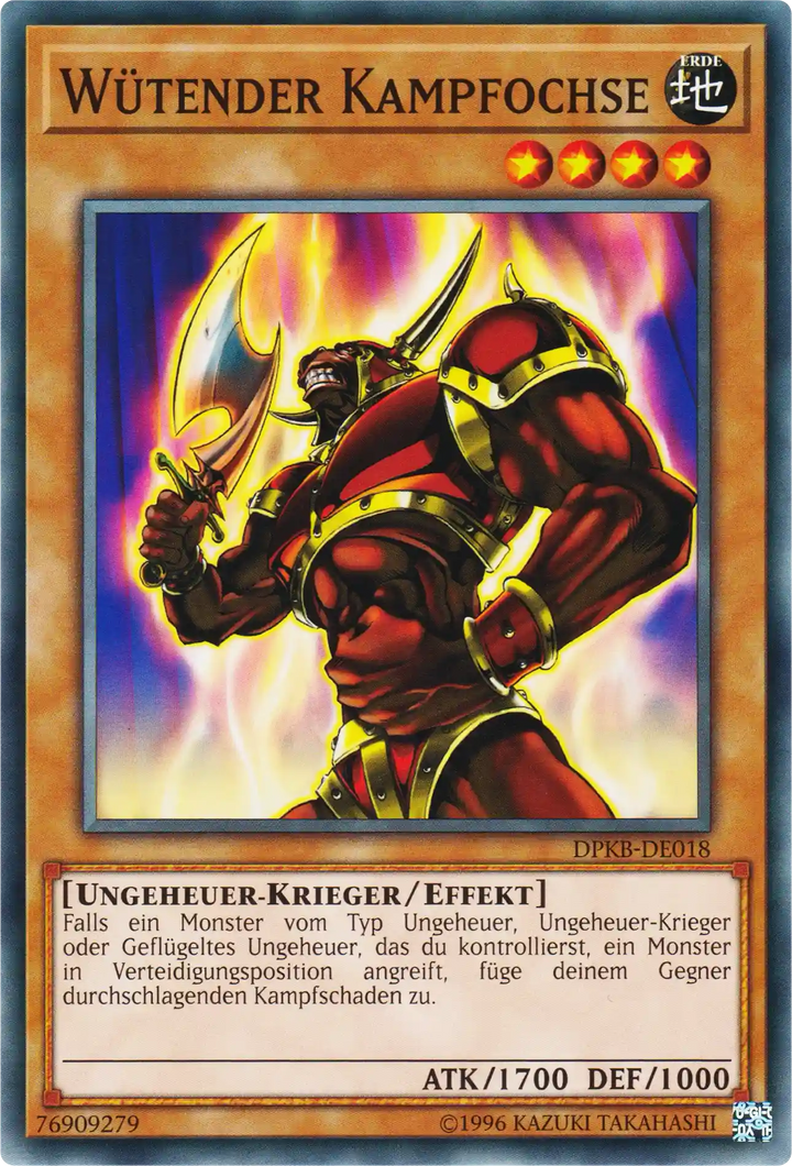 Wütender Kampfochse Yu-Gi-Oh! Karte DPKB-DE018 Common