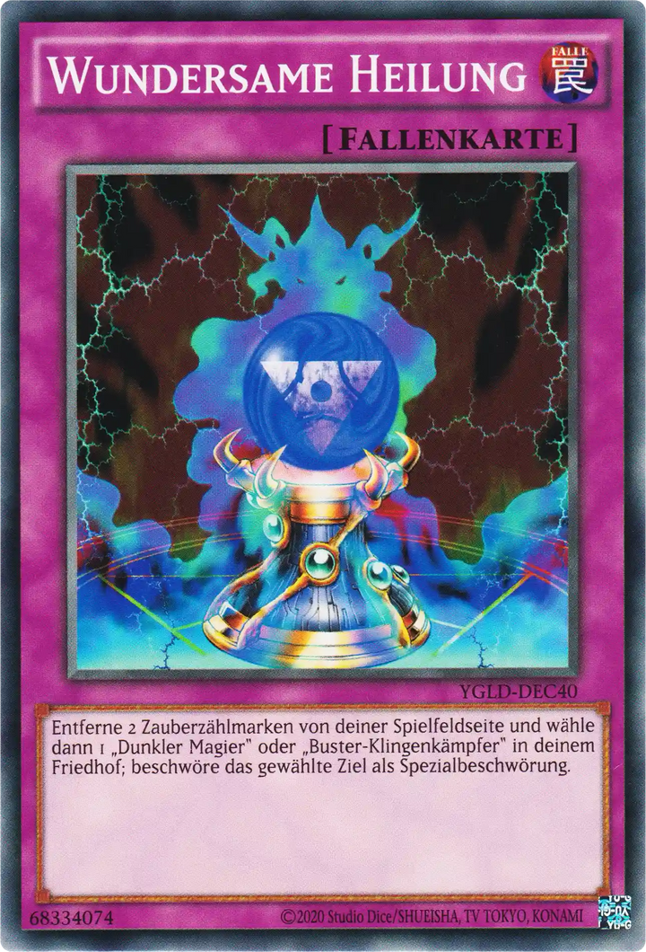Wundersame Heilung Yu-Gi-Oh! Karte YGLD-DEC40 Common