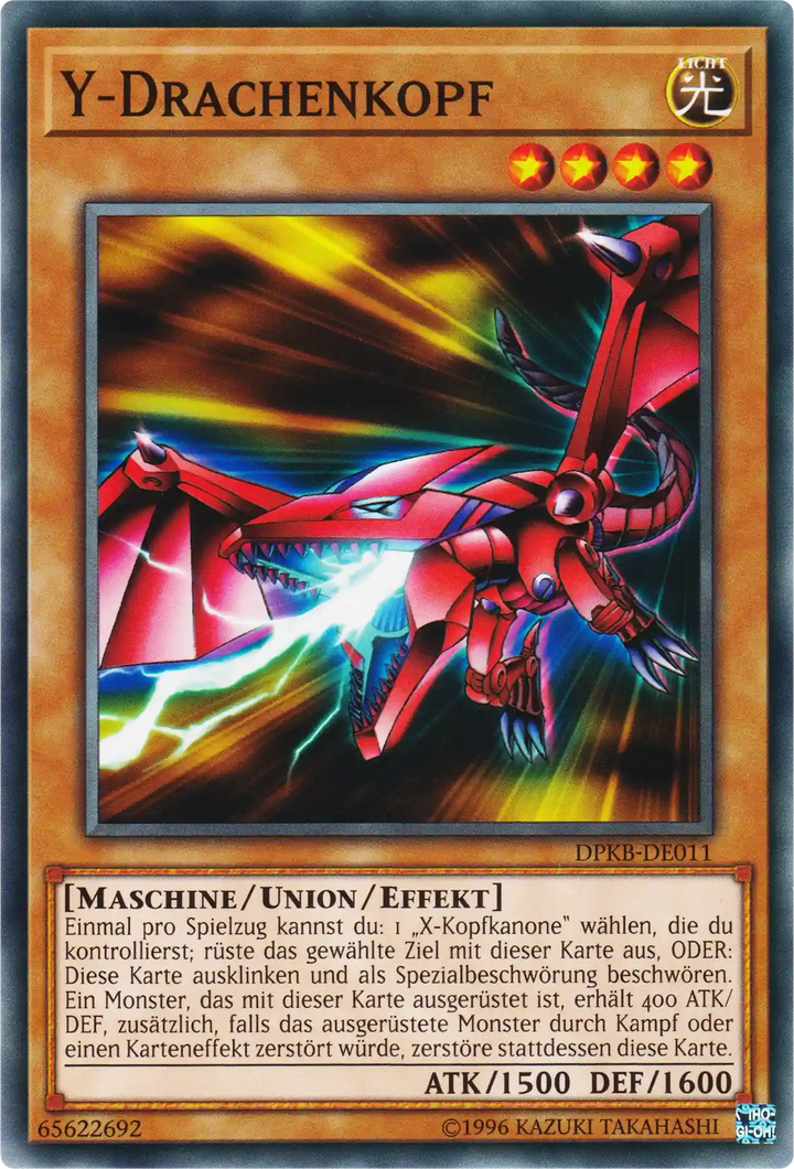Y-Drachenkopf Yu-Gi-Oh! Karte DPKB-DE011 Common