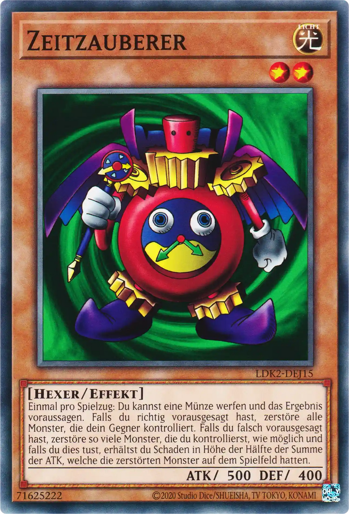Zeitzauberer Yu-Gi-Oh! Karte LDK2-DEJ15 Common