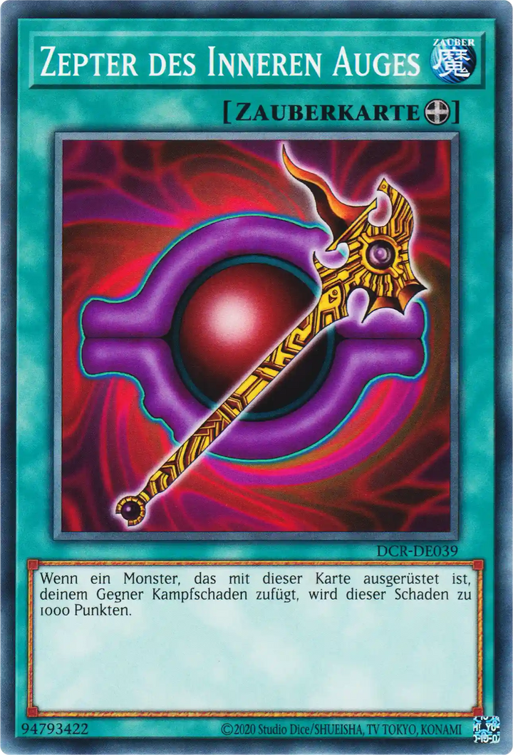 Zepter des Inneren Auges Yu-Gi-Oh! Karte DCR-DE039 Common