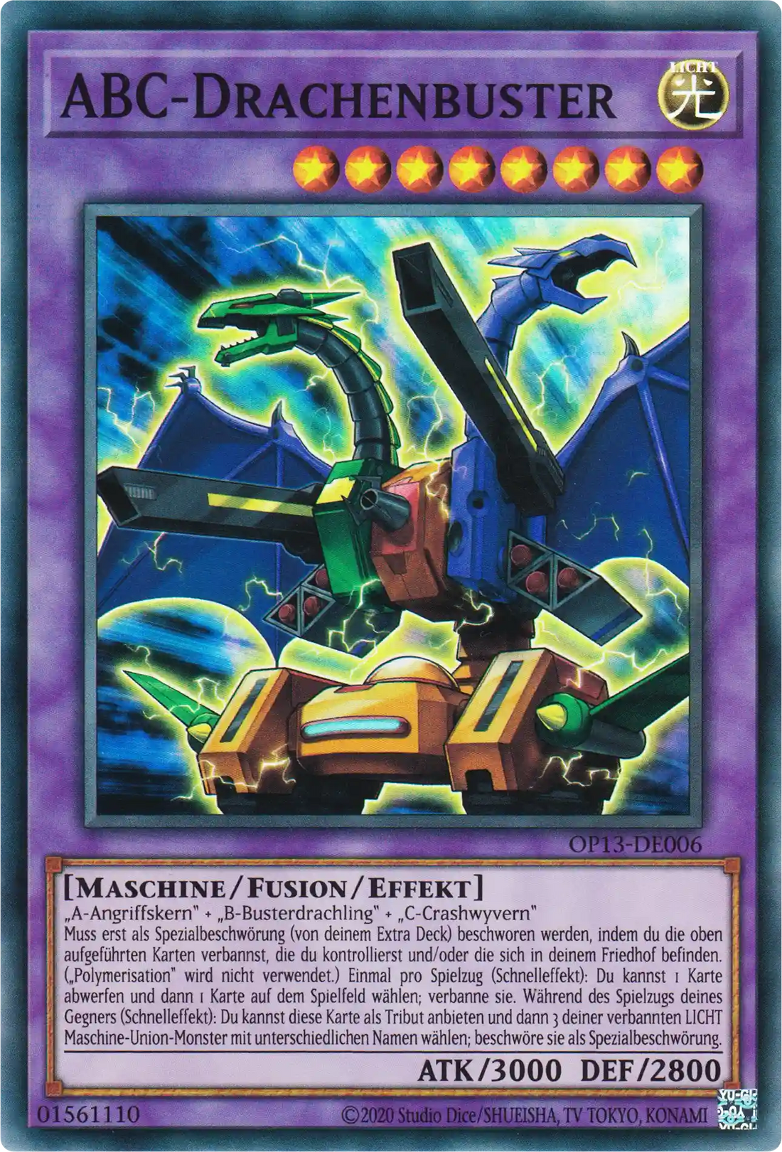 ABC-Drachenbuster Yu-Gi-Oh! Karte OP13-DE006 Super Rare