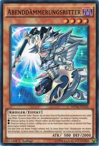 Abenddämmerungsritter Yu-Gi-Oh! Karte MP16-DE124 Super Rare