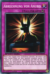 Abrechnung von Anubis Yu-Gi-Oh! Karte SGX2-DED19 Common