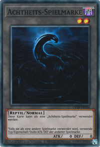 Achtheits-Spielmarke Yu-Gi-Oh! Karte OP18-DE026 Super Rare