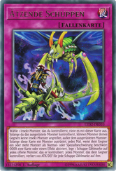 Ätzende Schuppen Yu-Gi-Oh! Karte LED2-DE010 Rare