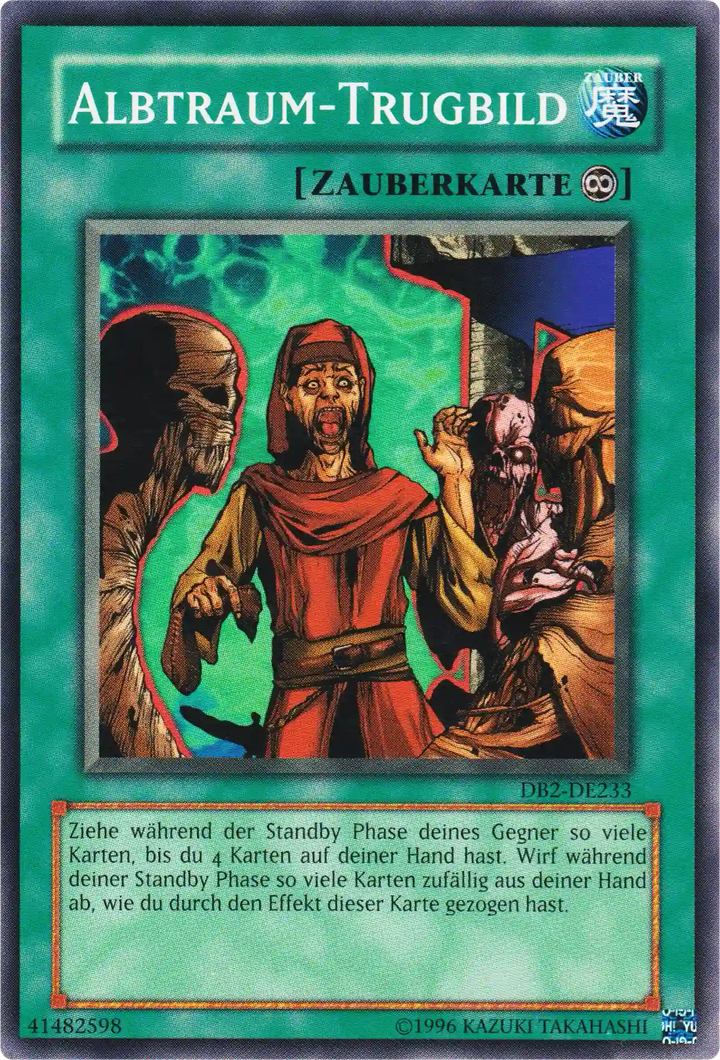 Albtraum-Trugbild Yu-Gi-Oh! Karte DB2-DE233 Common