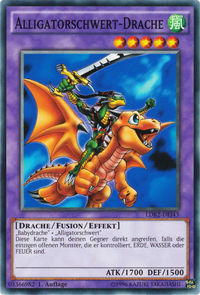 Alligatorschwert-Drache Yu-Gi-Oh! Karte LDK2-DEJ43 Common
