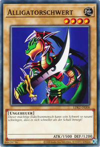 Alligatorschwert Yu-Gi-Oh! Karte LDK2-DEJ08 Common