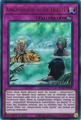 Amazonische heiße Quelle Yu-Gi-Oh! Karte BLCR-DE039 Ultra Rare