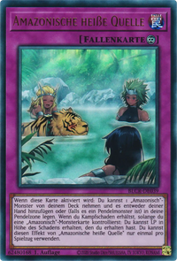 Amazonische heiße Quelle Yu-Gi-Oh! Karte BLCR-DE039 Ultra Rare