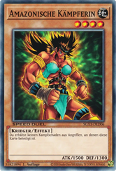 Amazonische Kämpferin Yu-Gi-Oh! Karte SGX3-DED06 Common