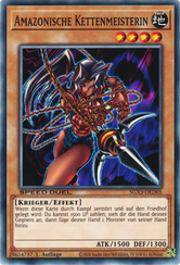 Amazonische Kettenmeisterin Yu-Gi-Oh! Karte SGX3-DED05 Common