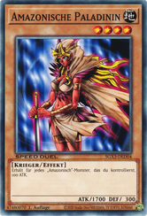 Amazonische Paladinin Yu-Gi-Oh! Karte SGX3-DED04 Common