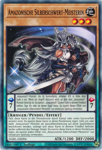 Amazonische Silberschwert-Meisterin Yu-Gi-Oh! Karte DABL-DE094 Common