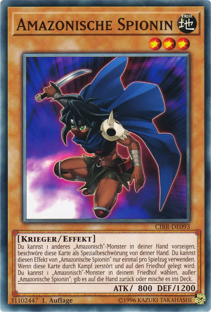 Amazonische Spionin Yu-Gi-Oh! Karte CIBR-DE093 Common