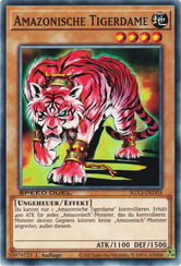 Amazonische Tigerdame Yu-Gi-Oh! Karte SGX3-DED03 Common