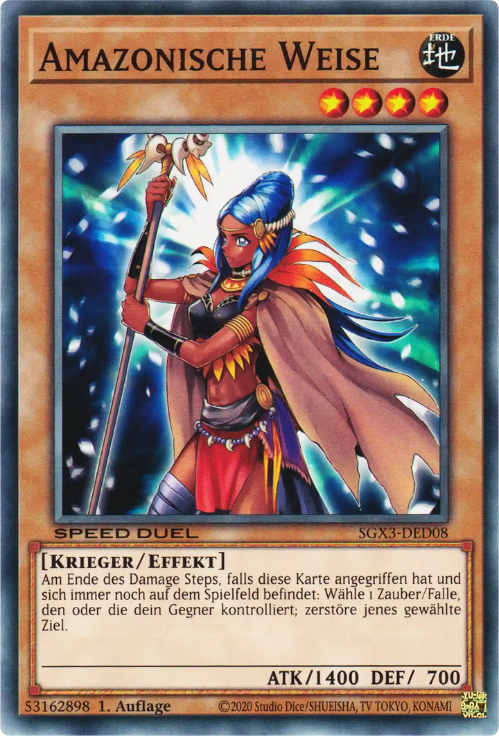 Amazonische Weise Yu-Gi-Oh! Karte SGX3-DED08 Common