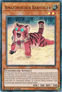 Amazonischer Babytiger Yu-Gi-Oh! Karte LEDU-DE009 Ultra Rare
