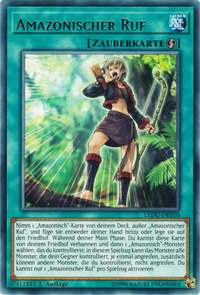 Amazonischer Ruf Yu-Gi-Oh! Karte LEDU-DE010 Rare