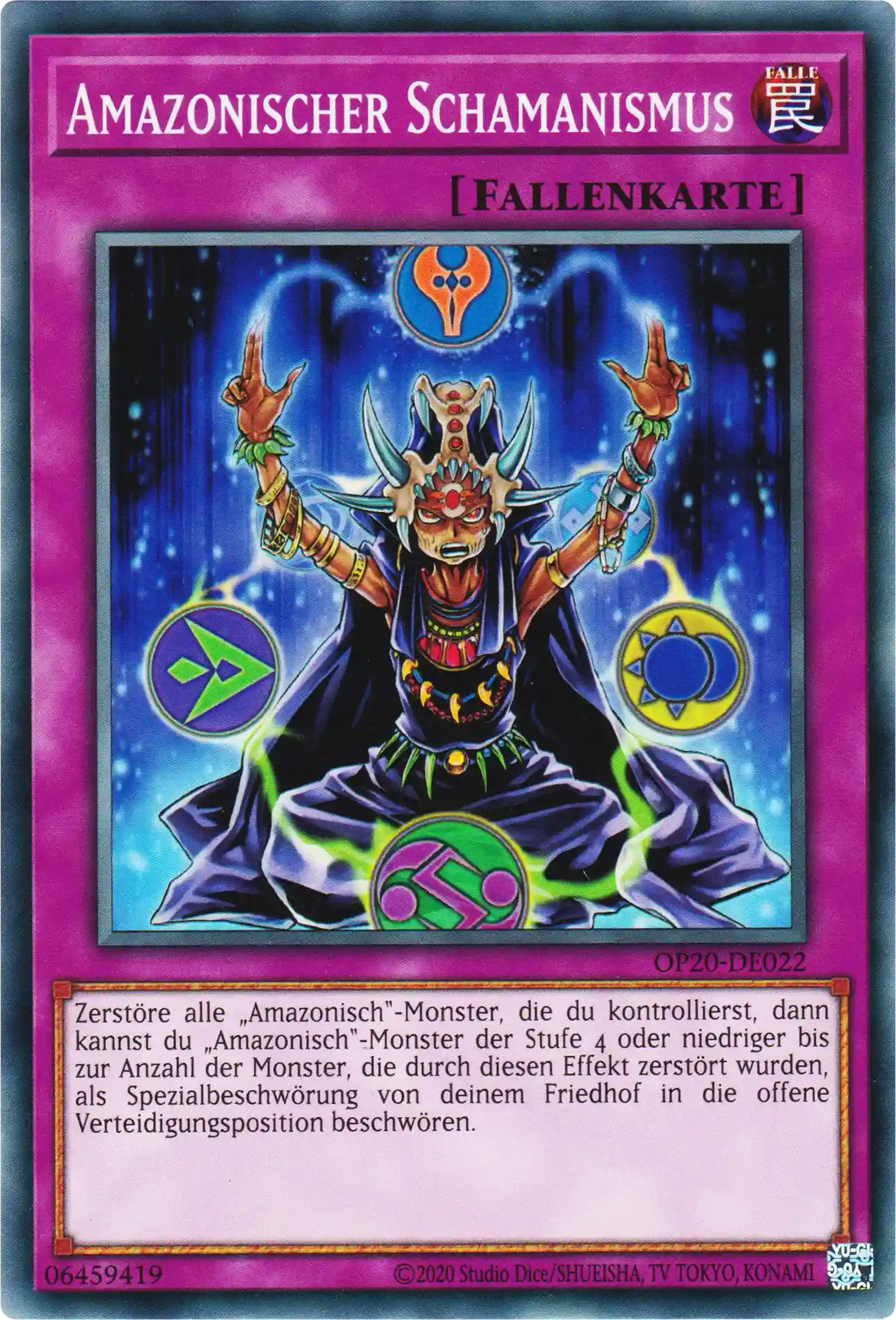 Amazonischer Schamanismus Yu-Gi-Oh! Karte OP20-DE022 Common