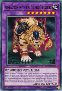 Amazonischer Schoßtiger Yu-Gi-Oh! Karte MP18-DE166 Common