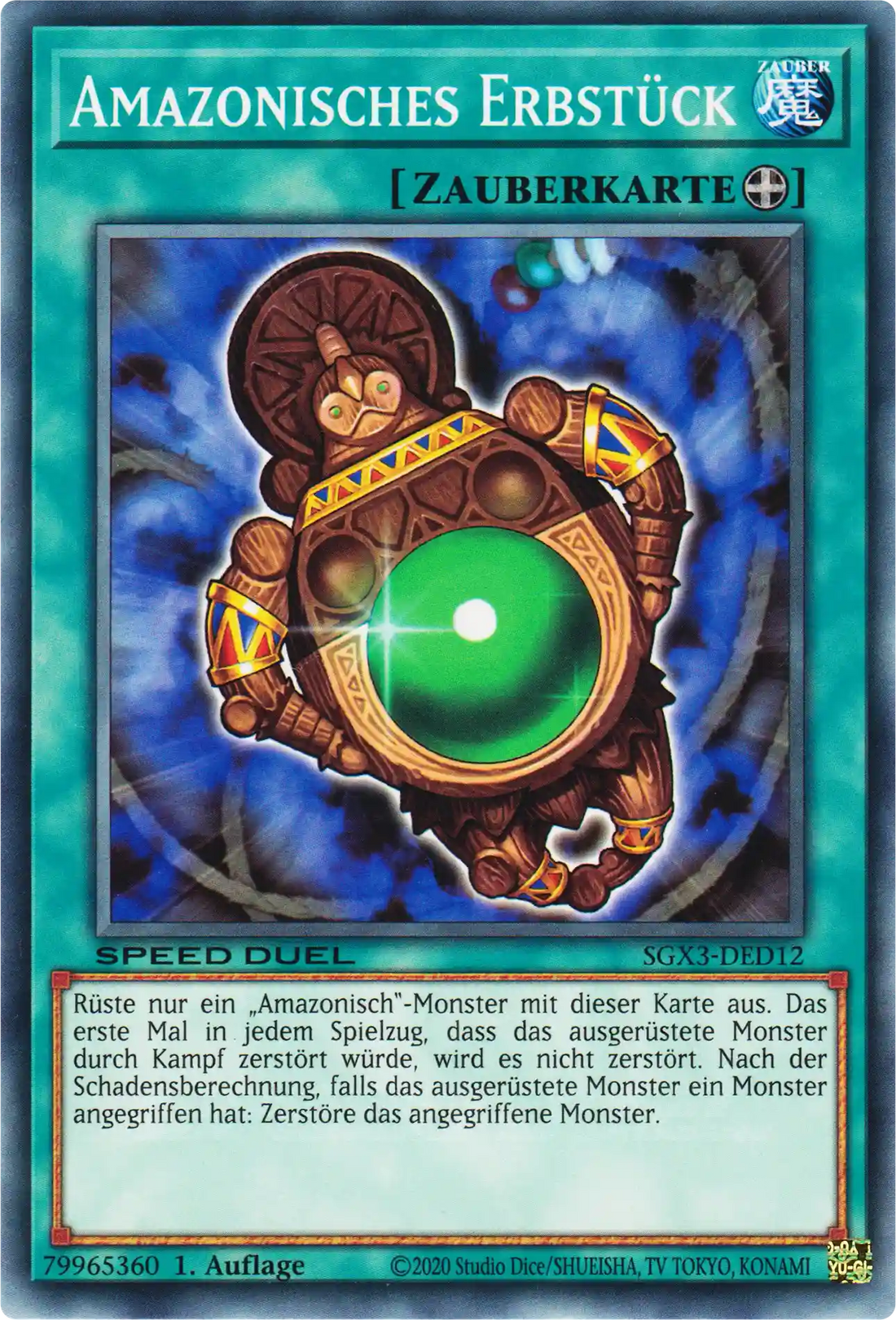 Amazonisches Erbstück Yu-Gi-Oh! Karte SGX3-DED12 Common