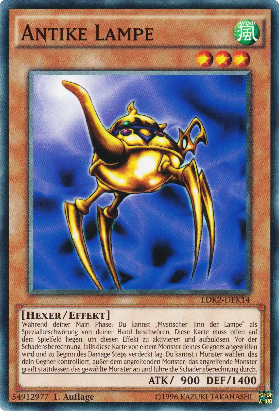 Antike Lampe Yu-Gi-Oh! Karte LDK2-DEK14 Common