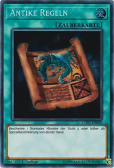 Antike Regeln Yu-Gi-Oh! Karte LCKC-DE039 Secret Rare