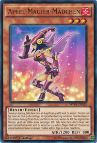 Apfel-Magier-Mädchen Yu-Gi-Oh! Karte MVP1-DE015 Ultra Rare