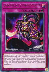 Apophis die Sumpfgottheit Yu-Gi-Oh! Karte VASM-DE060 Rare