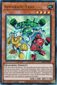 Apparate-Trio Yu-Gi-Oh! Karte LEDE-DE004 Ultra Rare