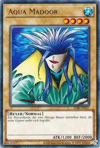 Aqua Madoor Yu-Gi-Oh! Karte LOB-DE027 Rare