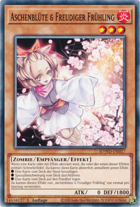 Aschenblüte & Freudiger Frühling Yu-Gi-Oh! Karte SDWD-DE017 Common