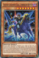 Auferstandener Gaia, zorniger Ritter Yu-Gi-Oh! Karte BOSH-DE098 Rare