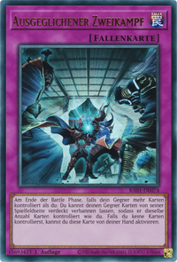 Ausgeglichener Zweikampf Yu-Gi-Oh! Karte RA01-DE074 Ultra Rare