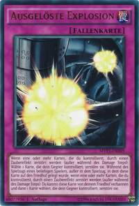 Ausgelöste Explosion Yu-Gi-Oh! Karte MVP1-DE009 Ultra Rare