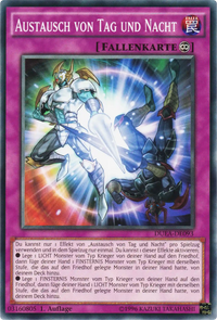 Austausch von Tag und Nacht Yu-Gi-Oh! Karte DUEA-DE093 Common