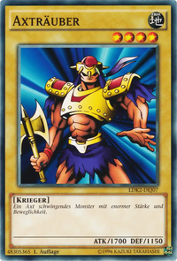 Axträuber Yu-Gi-Oh! Karte LDK2-DEJ07 Common
