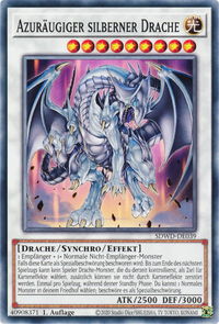 Azuräugiger silberner Drache Yu-Gi-Oh! Karte SDWD-DE039 Common